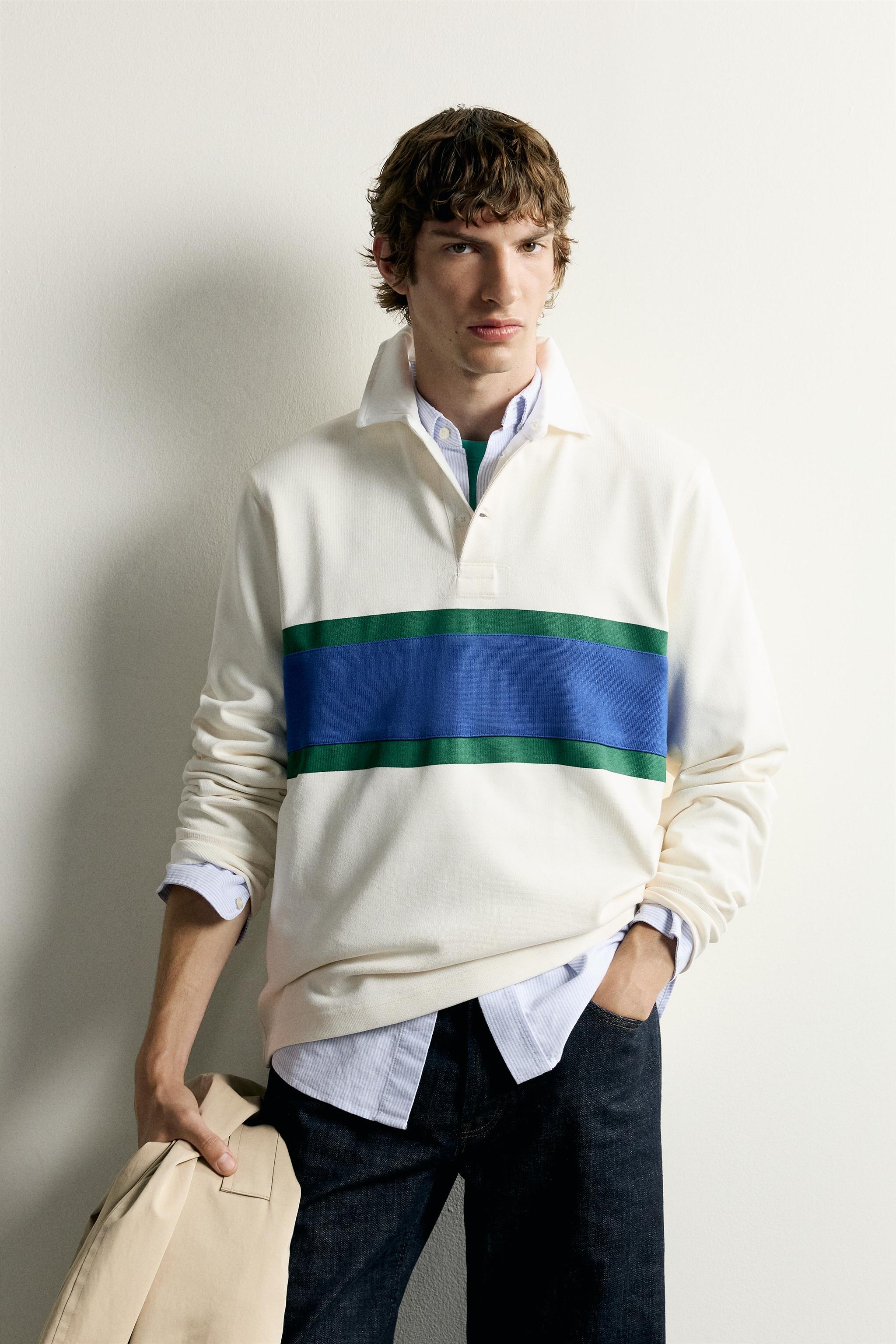 POLO BANDE CONTRASTE 0FR. PARIS X ZARA